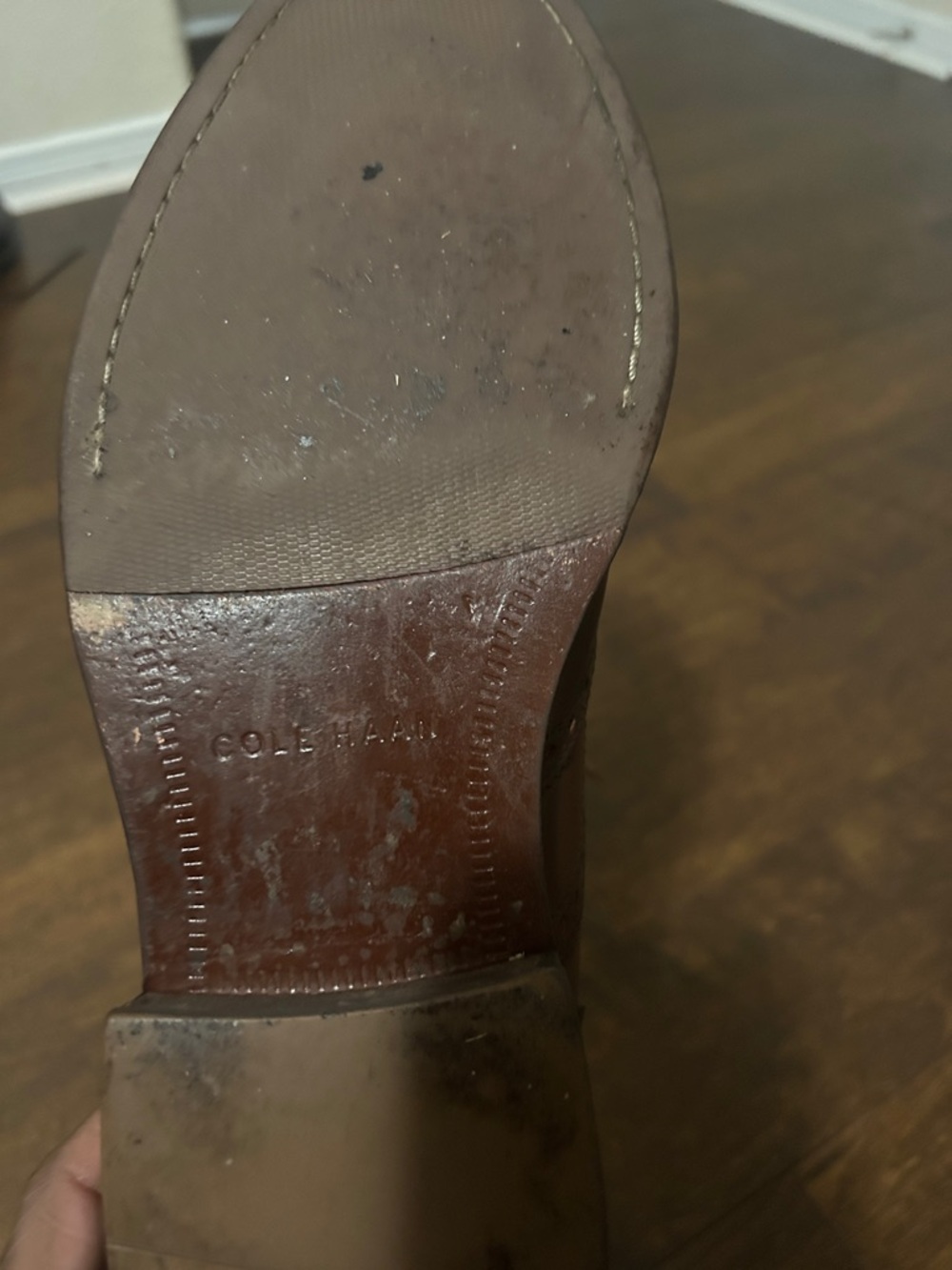 Cole Haan Brown Leather Dress Shoe Sole
